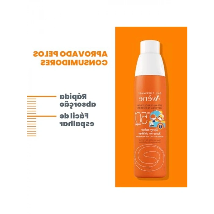 200ml SPF 50+ Çocuk Güneş Spreyi, Hassas Ciltler için