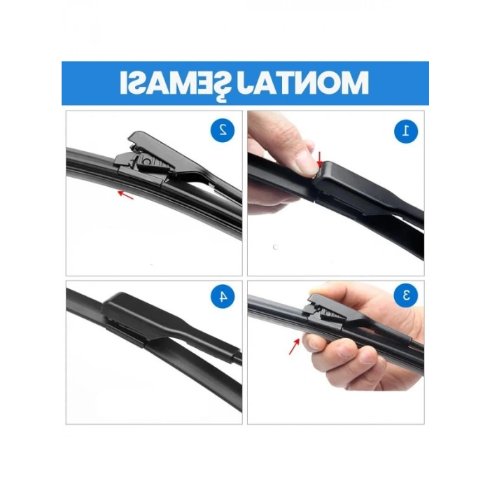 2020-2022 Model Renault Clio İçin Uyumlu Muz Silecek Takımı