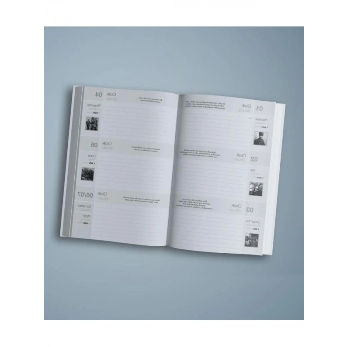 2024 Atatürk Temalı Ajanda, 13.5x21 cm