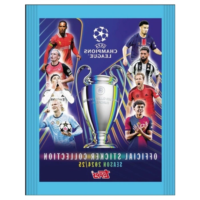 2025 UEFA Şampiyonlar Ligi Koleksiyon Sticker Seti - 6 Adet