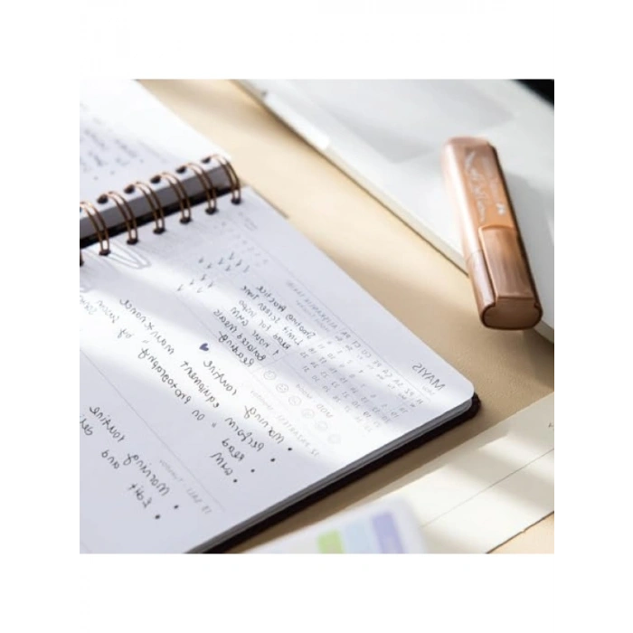 2026 A5 Spiralli Haftalık Ajanda - Puantiye Desen