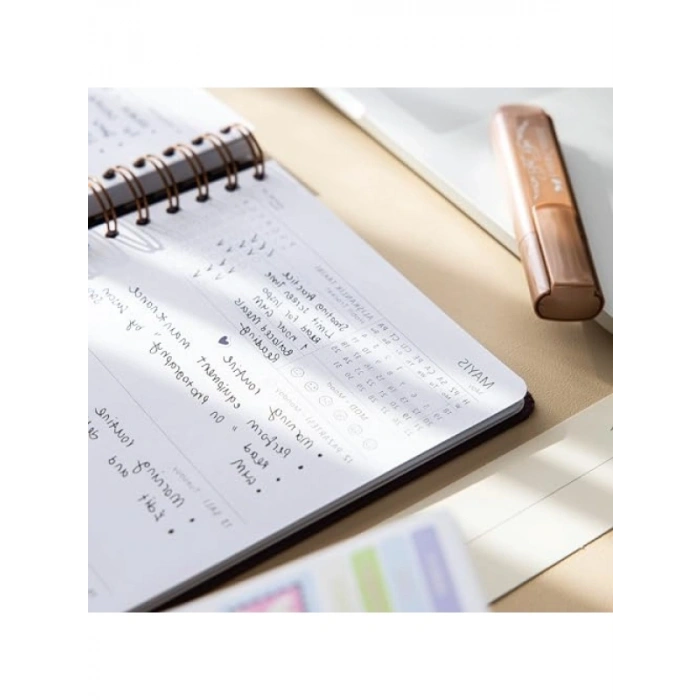 2026 A5 Spiralli Keten Haftalık Ajanda - Lacivert