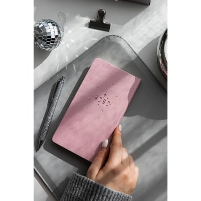 2026 Haftalık Cep Ajandası 12 Aylık - Pembe