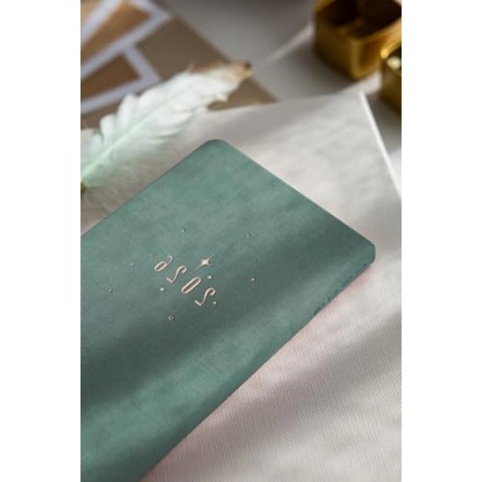 2026 Haftalık Cep Ajandası 12 Aylık - Yeşil