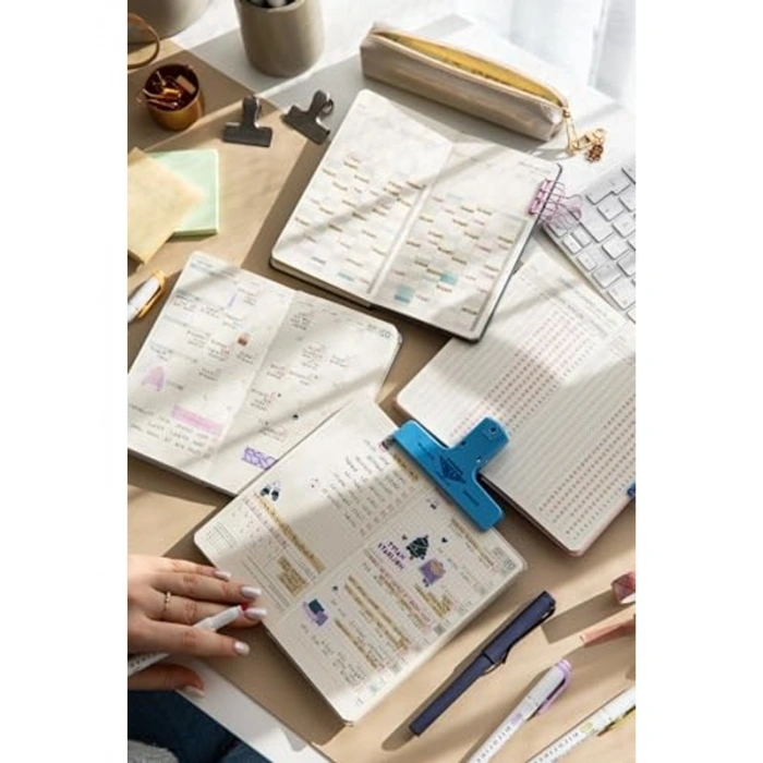 2026 Haftalık Keten Cep Ajandası - 12 Aylık Planlama