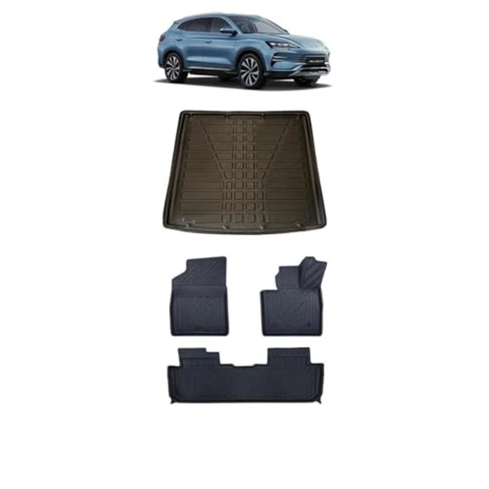 2026 Model Byd Seal U Dm ile Uyumlu 5D Premium Havuzlu Paspas