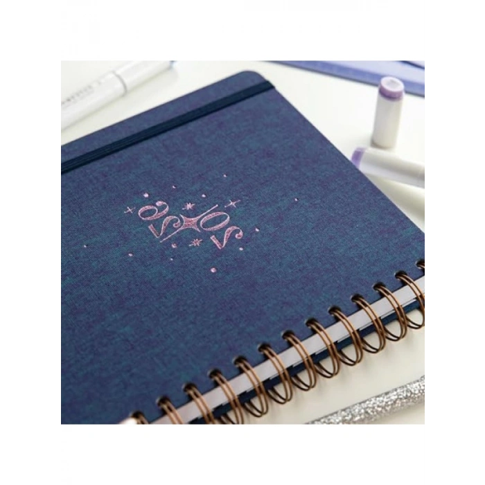 2026 Yılına Özel Çift Renkli Spiralli Günlük Ajanda