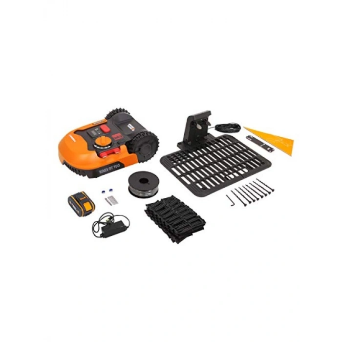 20V 5.0Ah Tam Otonom Kömürsüz Çim Biçme Robotu, 22cm