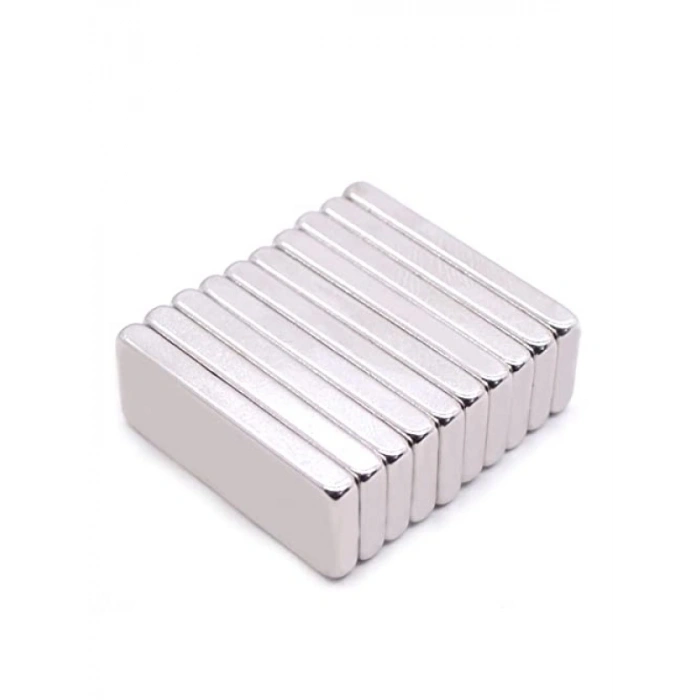 20x10x3 mm Köşeli Neodyum Mıknatıs - 5 Adet