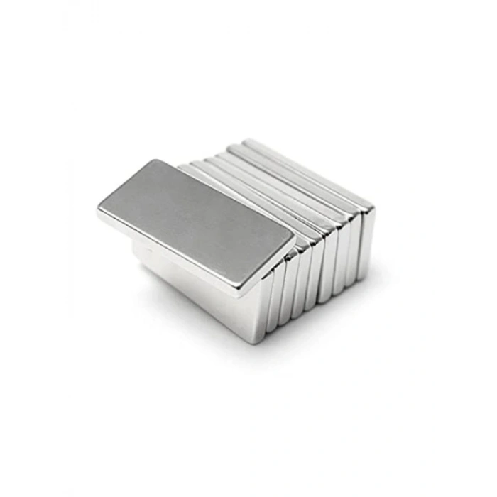 20x10x3 mm Köşeli Neodyum Mıknatıs - 5 Adet