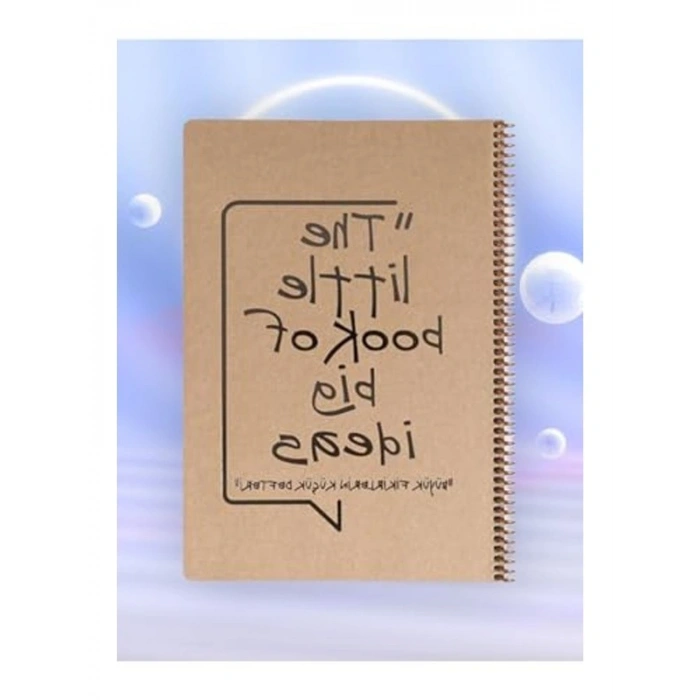 20x28 cm Çizgisiz 100 Yaprak Sert Kapak Telli Defter