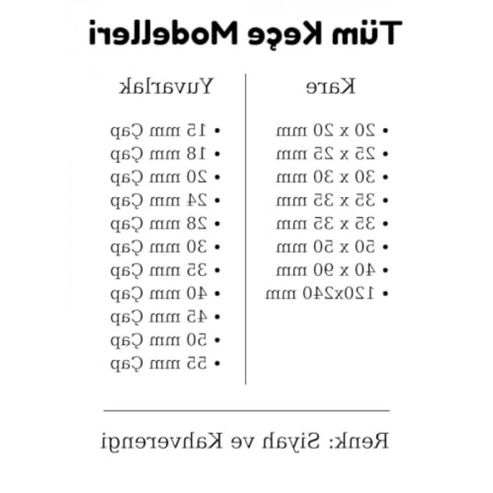 21 Adet 3 cm Yuvarlak Yapışkanlı Keçe - Parke Koruma