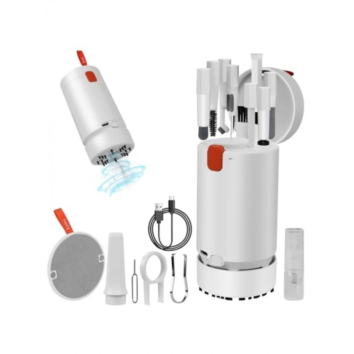 21i 1 Arada Klavye Temizleme Seti, Mini Elektrikli Süpürge