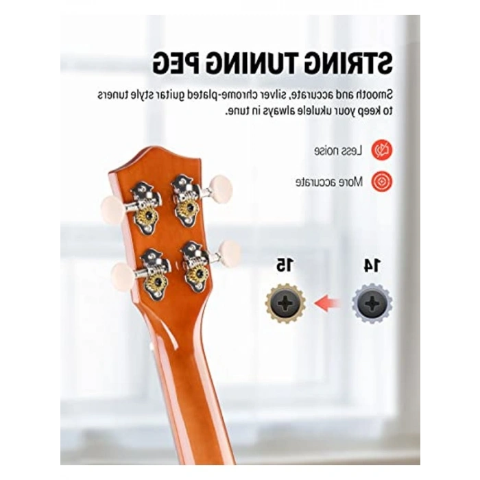 21 İnç Soprano Ukulele Başlangıç Kiti ile Eğlenceli Dersler