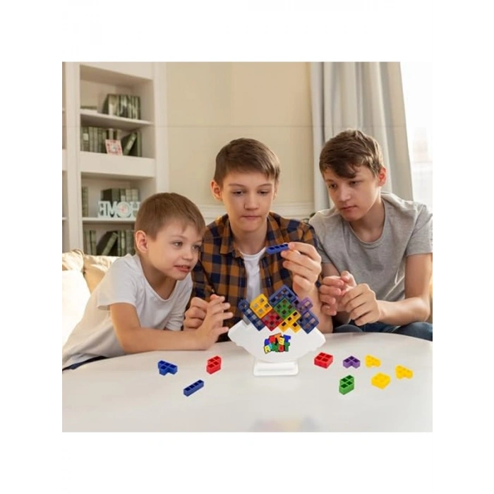 21 Parça Tetra Kule Denge Oyunu, Eğlenceli Oyun Seti