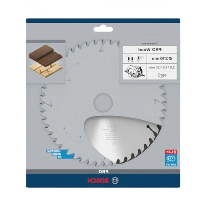 210 x 30 mm Ahşap Daire Testere Bıçağı 48 Diş