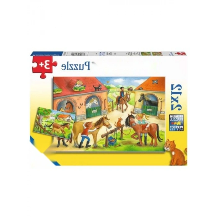 212 Parça Ahır Temalı Çocuk Puzzle