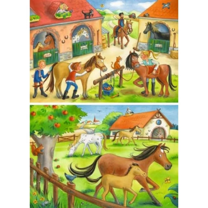 212 Parça Ahır Temalı Çocuk Puzzle