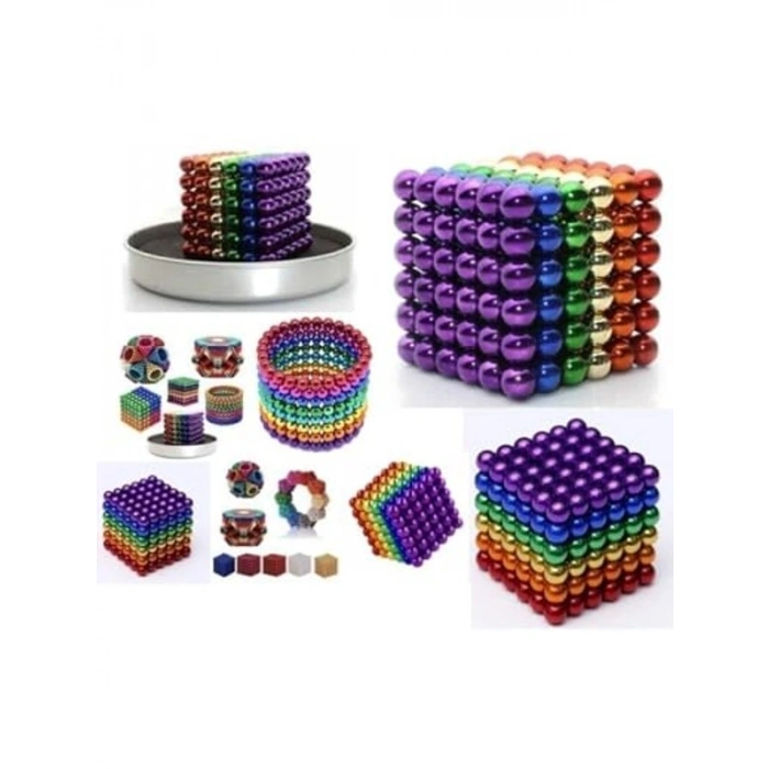 216 Adet 5mm Manyetik Top Seti, Eğlenceli Yapı Oyuncakları