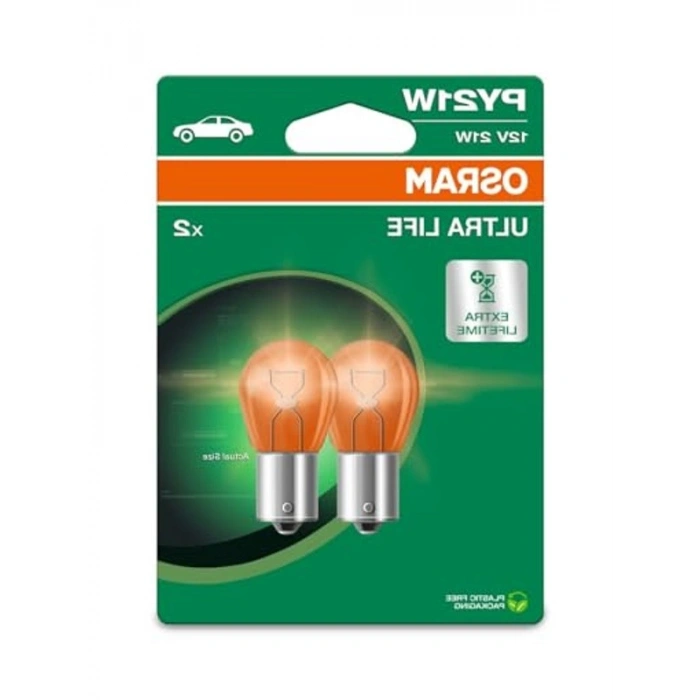 21W 12V Ampul, Mini Py21W Blister Ultralife Ürünü