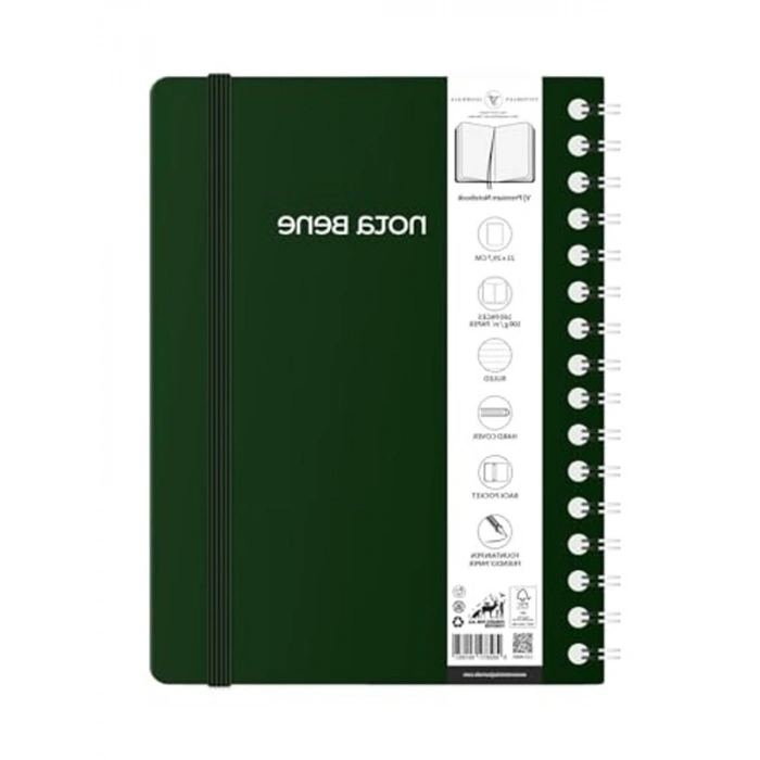 21x29.7 cm Boyutunda Premium Sert Kapak Çizgili Defter