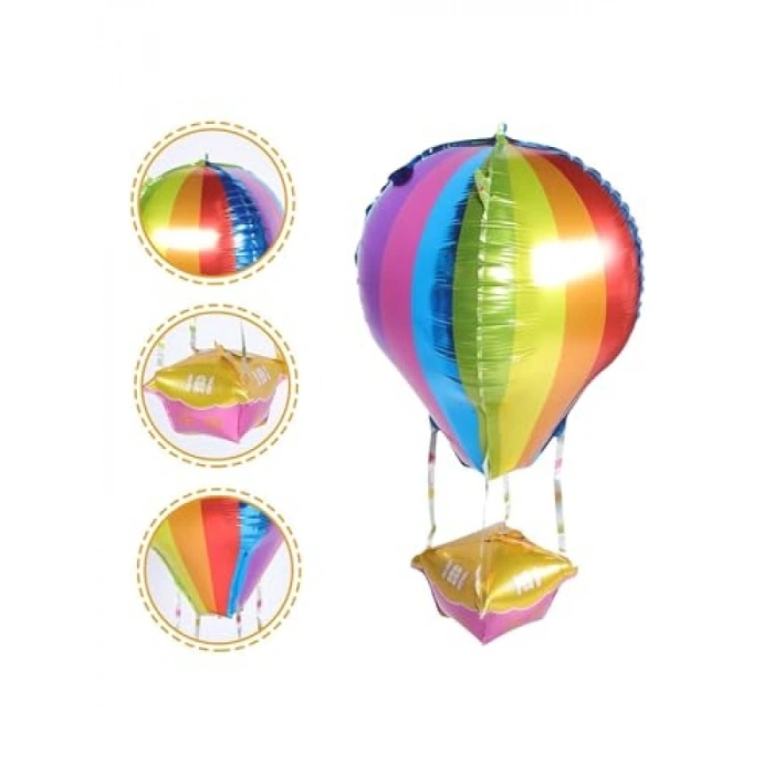 22 İnç Renkli Uçan Balon Folyo Balon