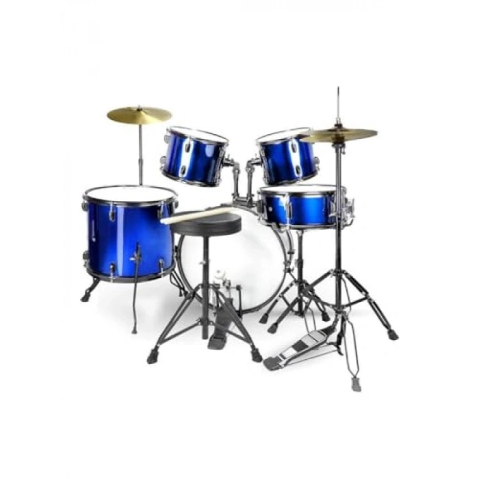 22 Yetişkin Akustik Bateri Davul Seti - 5 Parça Üst Düzey Kalite