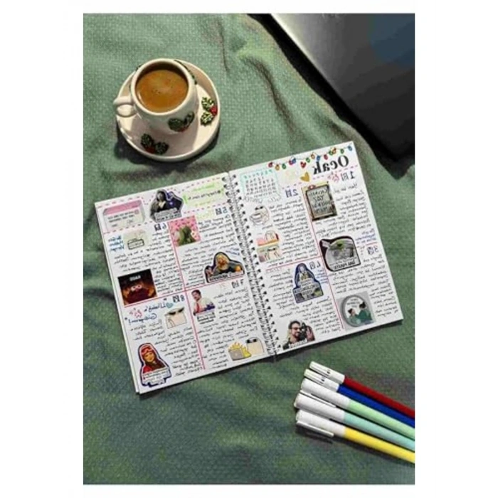 230 Adet Eğlenceli Sticker Seti, Mood ve Scrapbook için