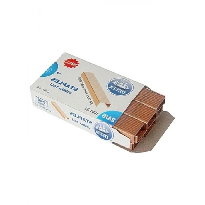 24/6 Zımba Teli - 1000 Adet, Sarı Kutu