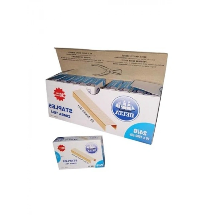 24/6 Zımba Teli - 1000 Adet, Sarı Kutu