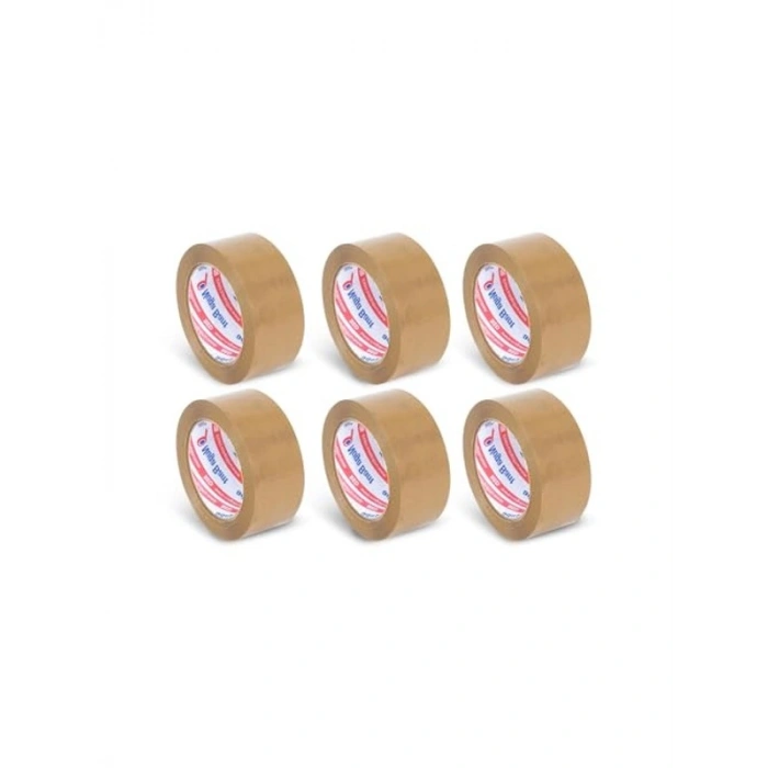 24 Adet 45 MM X 100 MT Kahve Koli Bandı, Güçlü Yapıştırma