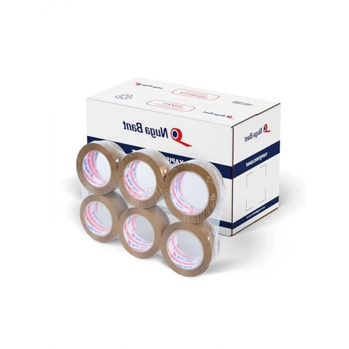 24 Adet 45 MM X 100 MT Kahve Koli Bandı, Güçlü Yapıştırma