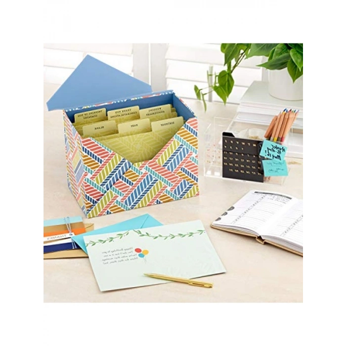 24 Adet El Yapımı Tebrik Kartı Seti - Çeşitli Tasarımlar