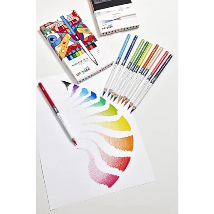 24 Adet Kalın Kuru Boya Kalemi Seti - Üstün Kalite