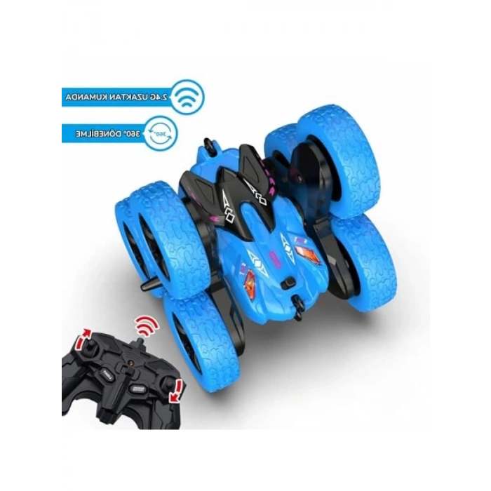 2.4 GHz Uzaktan Kumandalı Işıklı 360° Dönebilen Akrobat Araba