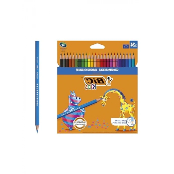 24lü Kuru Boya Kalemi Seti, Dayanıklı ve Kolay Kullanım