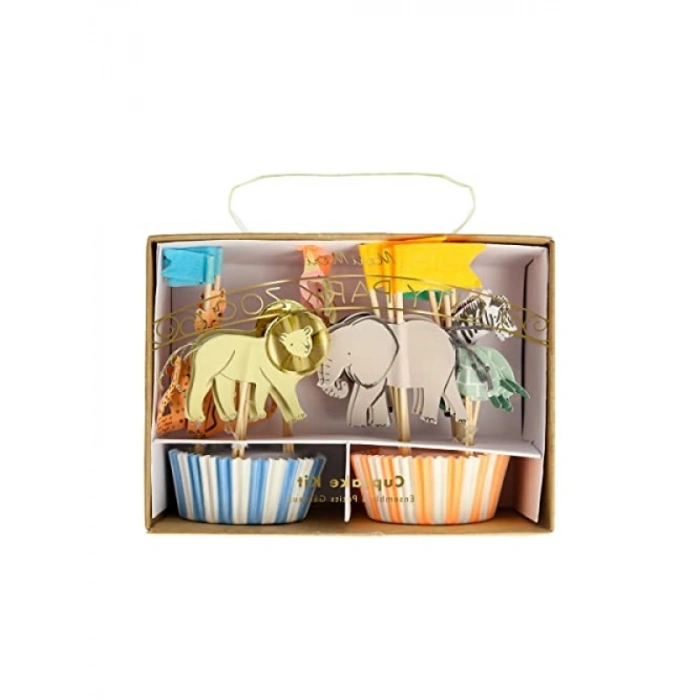 24lü Safari Cupcake Parti Seti