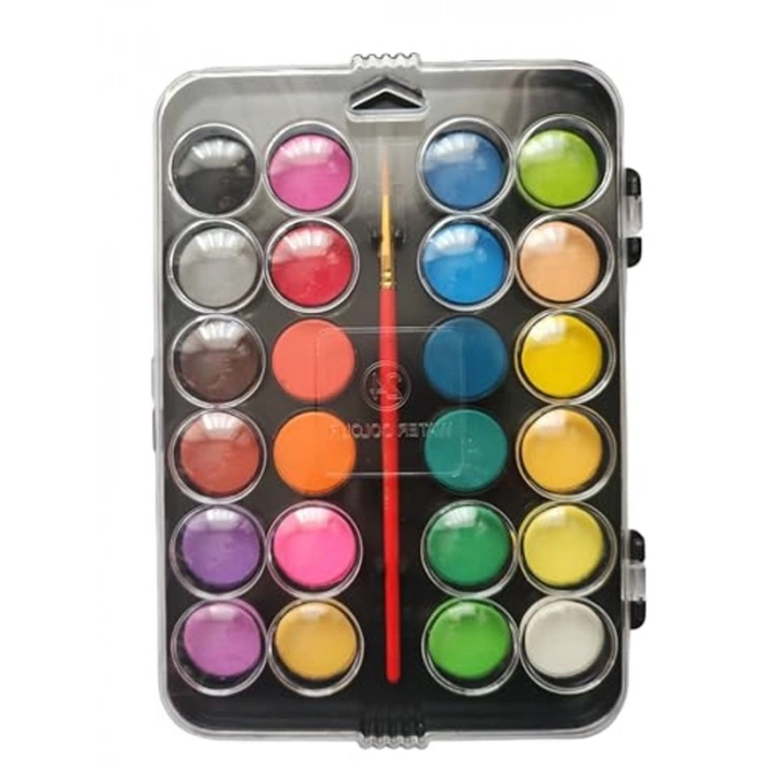 24lü Sulu Boya Seti, Su ile Kullanıma Uygun
