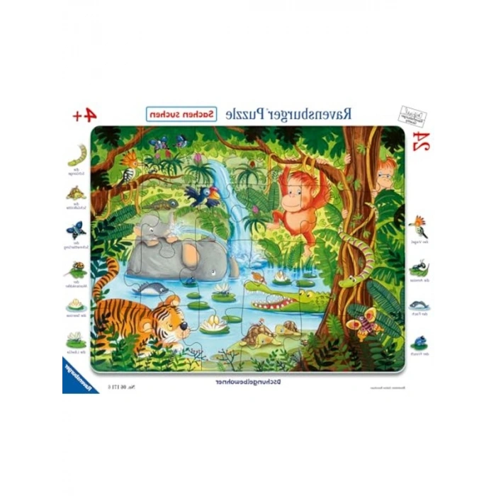 24 Parça Çerçeveli Puzzle ile Eğlenceli Zihin Gelişimi