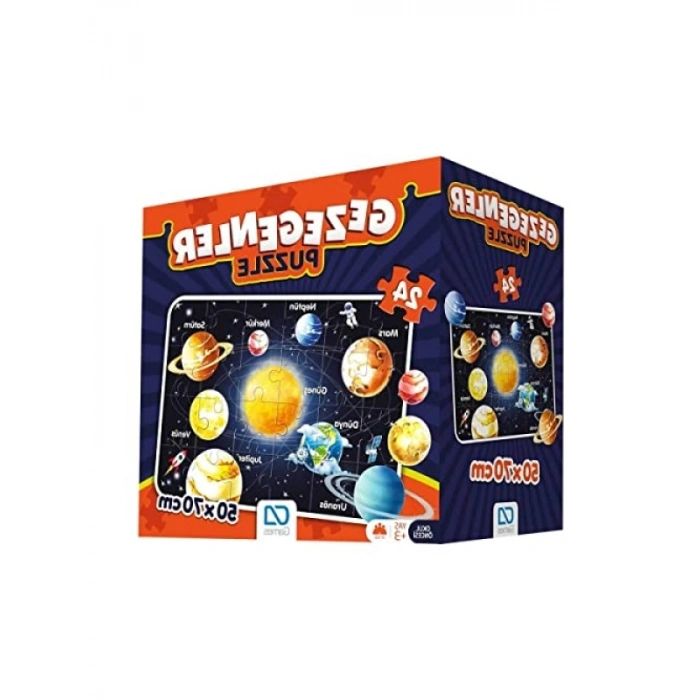 24 Parça Eğitici Gezegenler Maxi Boy Puzzle