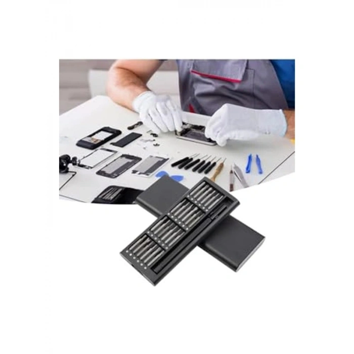 24 Parça Mini Tornavida Seti - Profesyonel Tamir Kitine Sahip