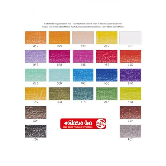 24 Parça Renkli Kalem Seti, Yaratıcı Projeler İçin Uygun