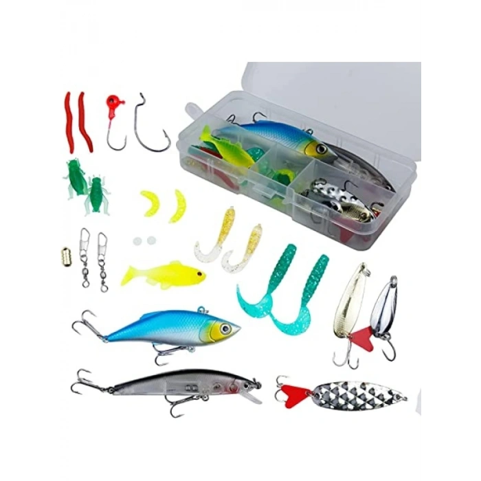 24 Parça Sahte Olta Yem ve Aksesuar Seti