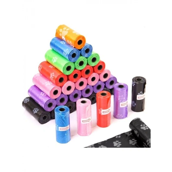 24 Rulo Eko Paket Kedi ve Köpek Dışkı Poşeti