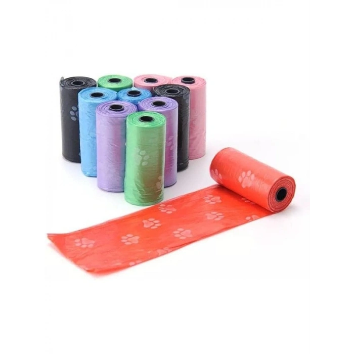 24 Rulo Eko Paket Kedi ve Köpek Dışkı Poşeti