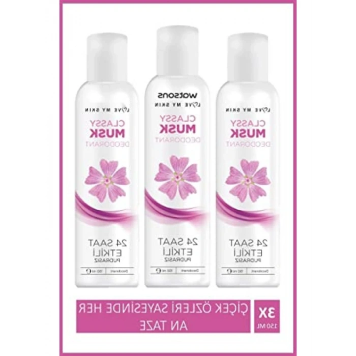 24 Saat Etkili Pudrasız Deodorant Sprey 150 ml (3 ADET)