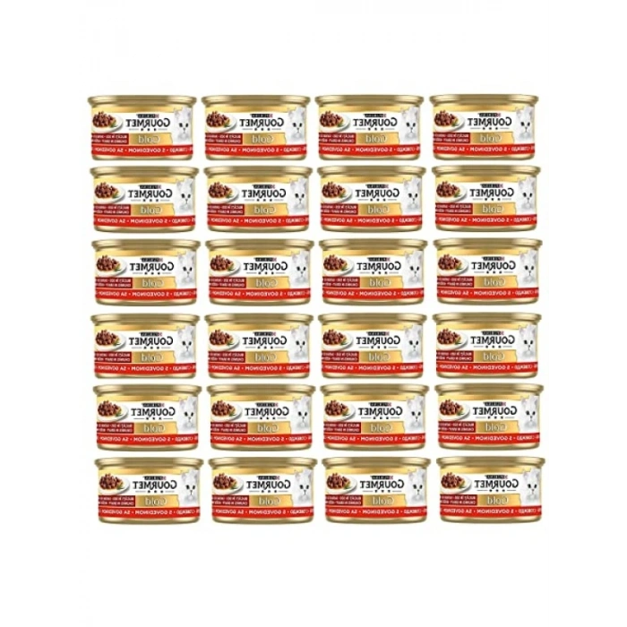 24 x 85 gr Sığır Etli Yaş Kedi Maması