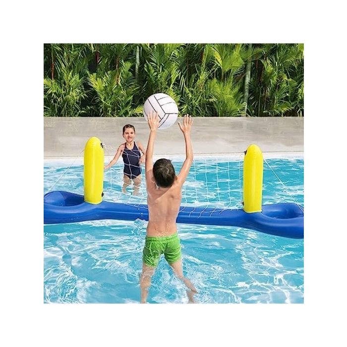 2.44m x 64cm Voleybol Seti ile Eğlenceli Yaz Oyunları