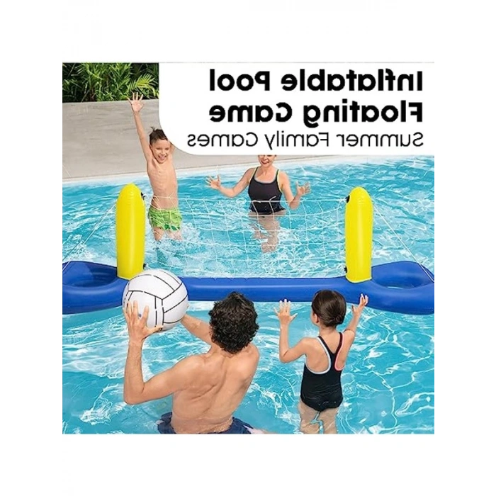 2.44m x 64cm Voleybol Seti ile Eğlenceli Yaz Oyunları