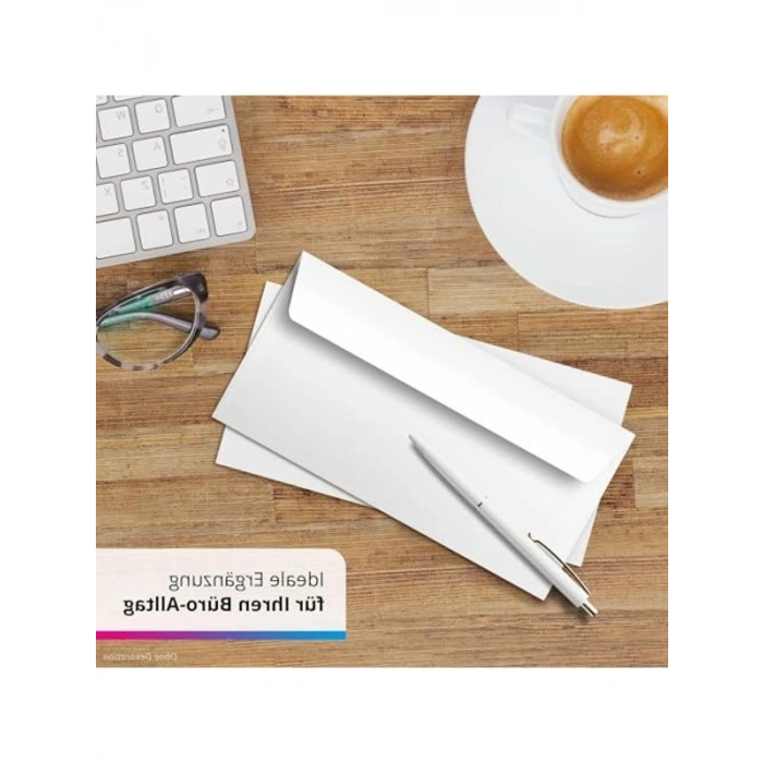 24,5 cm x 11 cm Kendinden Yapışkanlı Zarf, 100 Adet